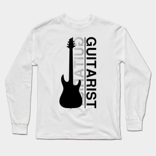 Guitarist Quotes Cool Rock Music Artwork Long Sleeve T-Shirt